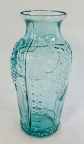 12 1/4" Aquamarine Goofus Glass Pickle