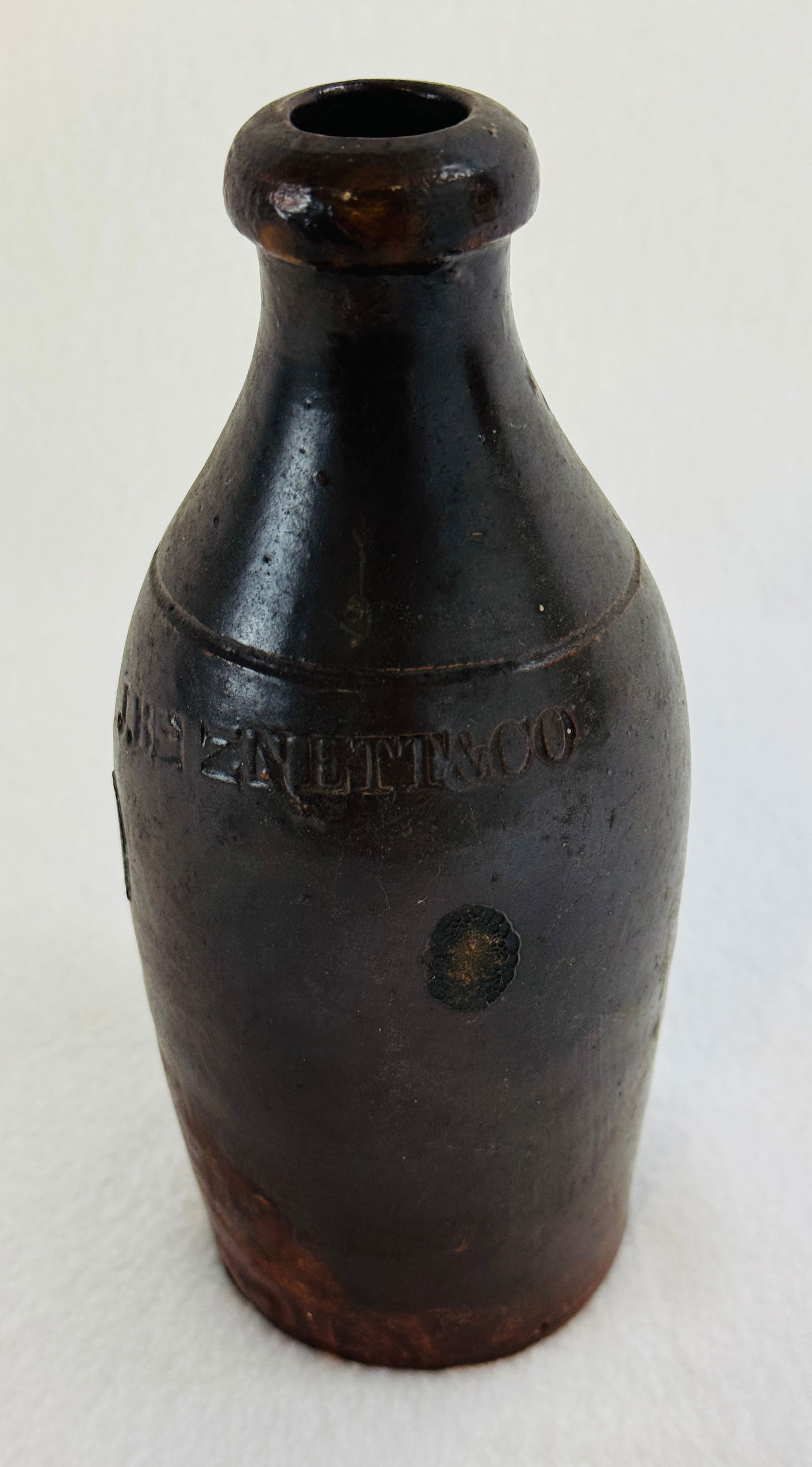 7" J Bennett & Co Stoneware Bottle (1 of 7)