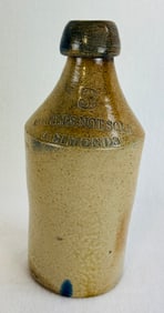 J. Simmons Stoneware Bottle