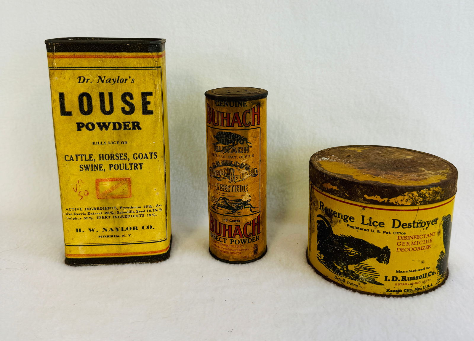 Lot 3 Bug Killer Related Advertising Items (1 of 8)