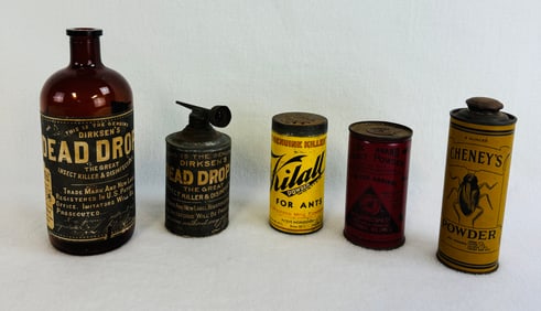 Lot 5 Insect Destroyer Advertising Items