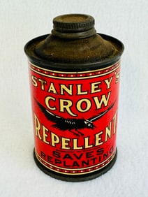 Stanley's Crow Repellent Advertising Tin