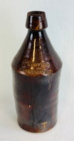 10 1/2" Stevens & Mandville Stoneware Bottle