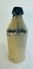 9 3/4" Dr Browns Root Beer Stoneware Bottle