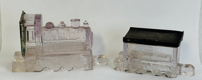 2 Pc Train Candy Container