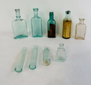 Lot 9 Medicine Bottles
