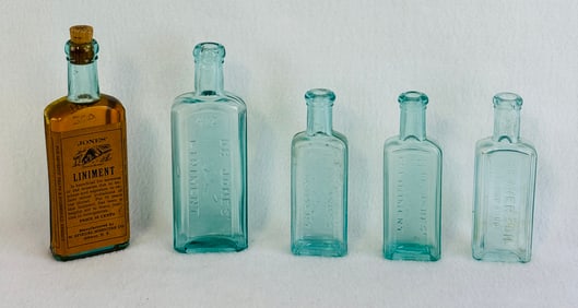 Lot 5 Various Dr Jones Beaver Oil Albany N.Y.
