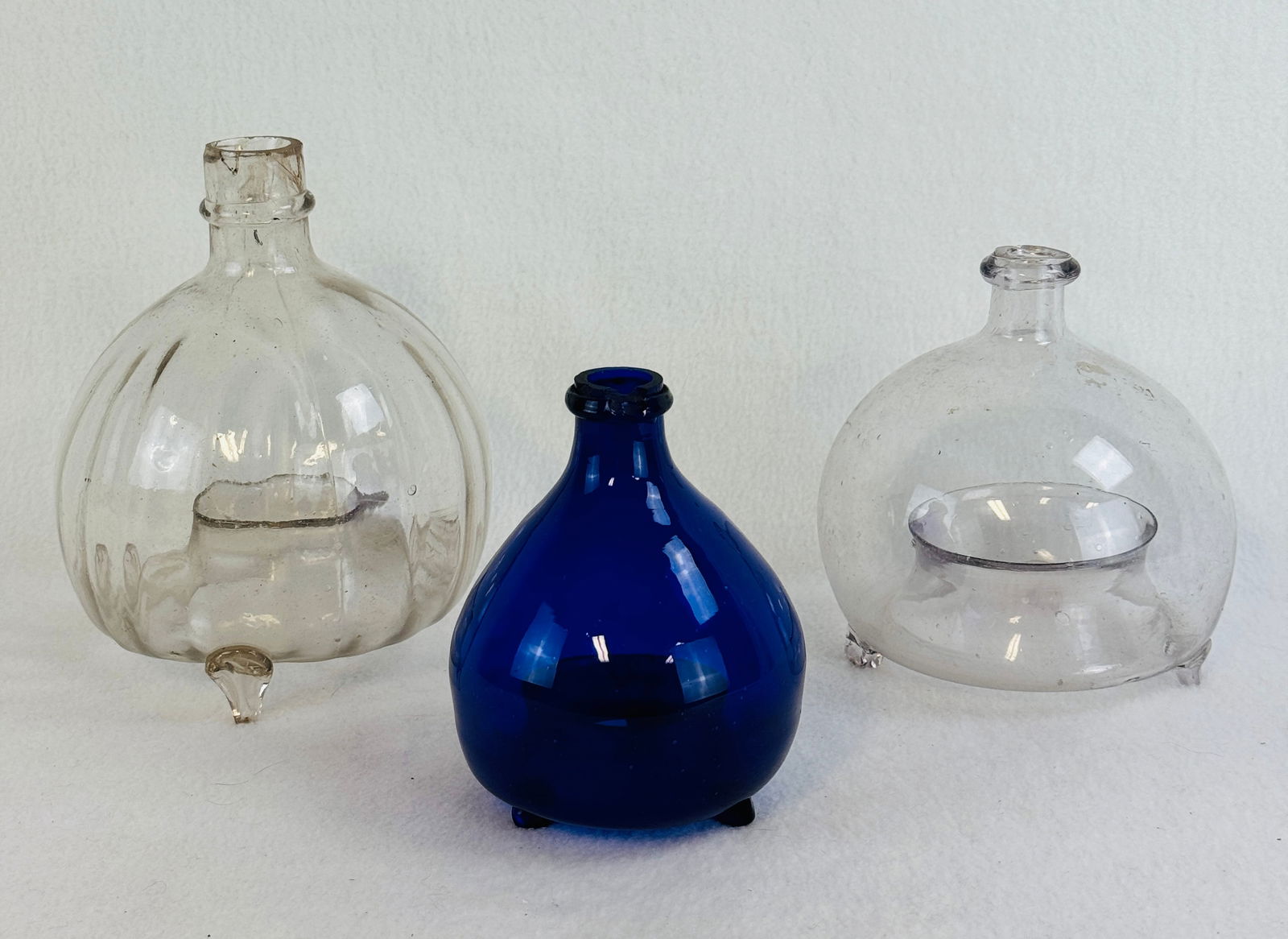 Lot 3 Blown Glass Fly Traps (1 of 12)