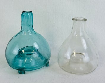 Lot 2 Glass Fly Traps