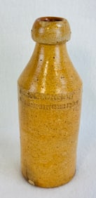 Stoneware Bottle John Morgan Cream Ginger Pop