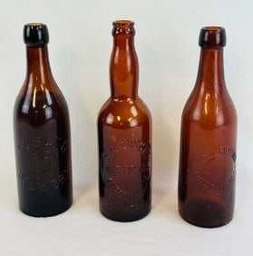Lot 3 Capitol Region Pre-Prohibition Beer Bottles