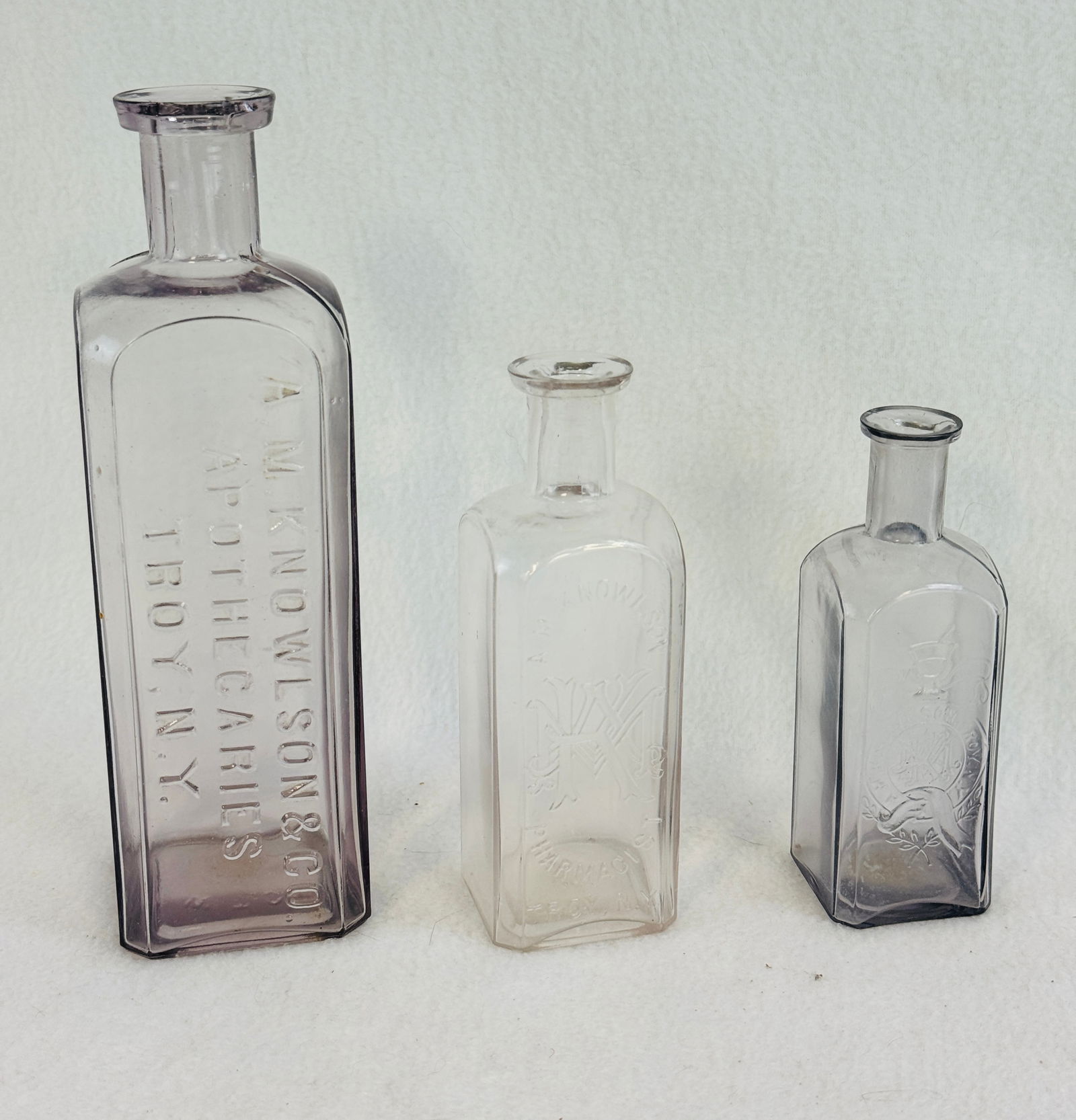 Lot 3 Troy NY Pharmacy Bottles (1 of 13)