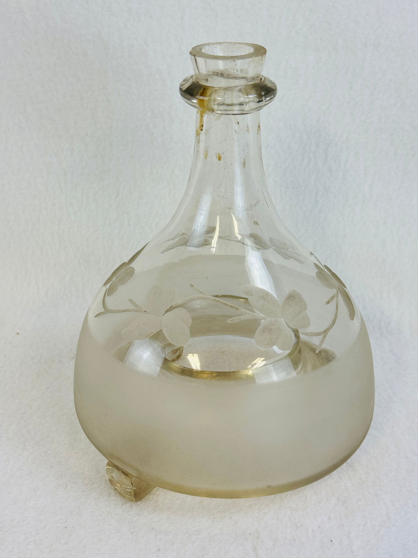 Free Blown Glass Fly Trap With Engraving (1 of 4)