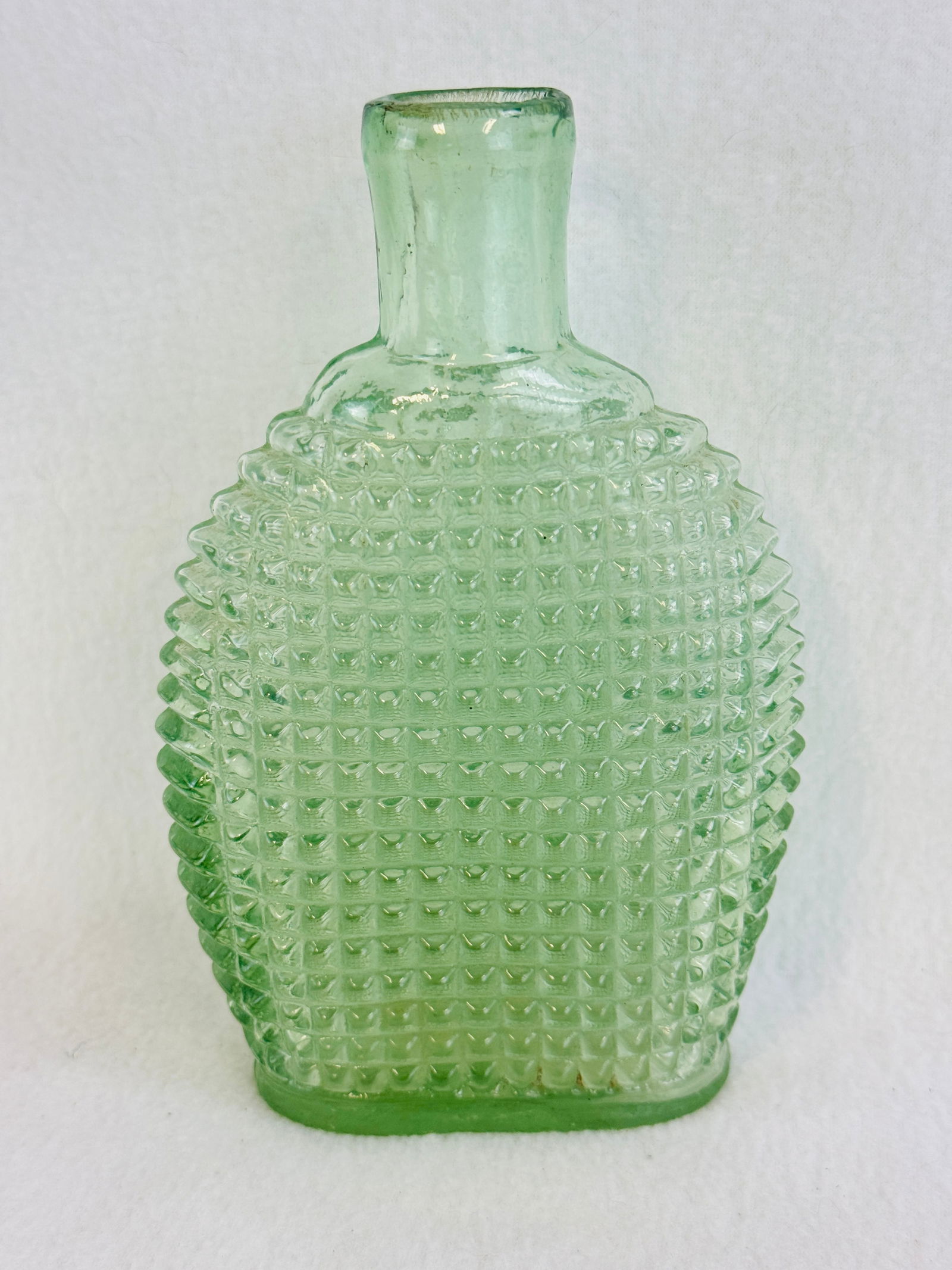 Light Green Hinge Mold Poison Flask (1 of 3)
