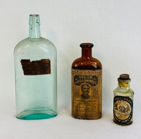 Lot 3 Label Bottles