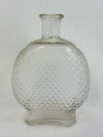 Clear Pontil Marked Poison Bottle