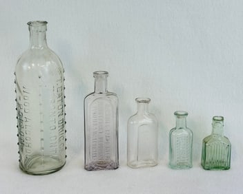 Lot 5 Poison Bottles