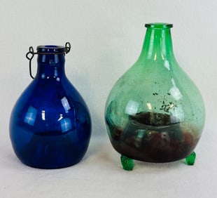 Lot 2 Glass Fly Traps