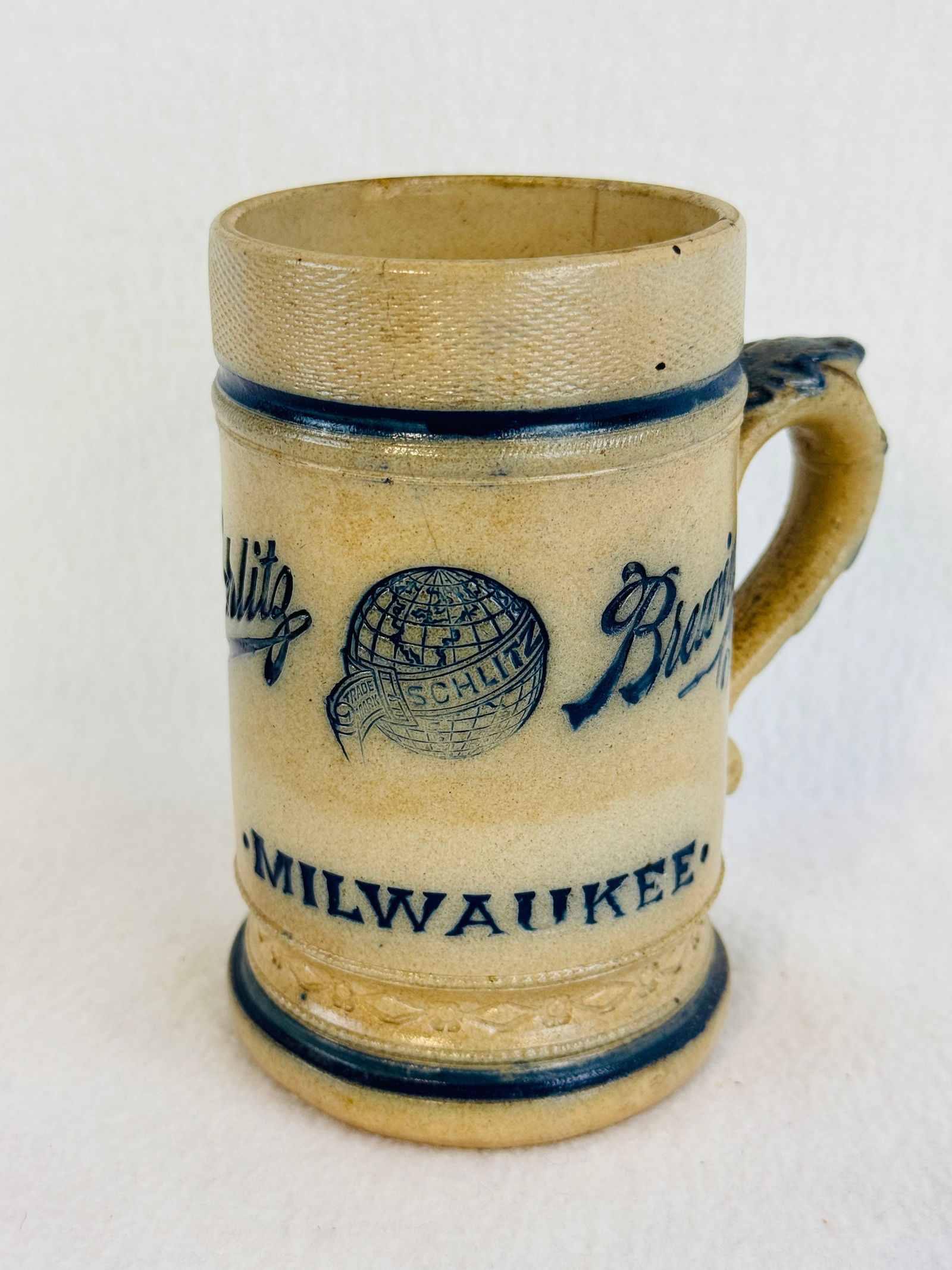 Pre-Prohibition Schlitz Brewing Co Stoneware Mug (1 of 7)