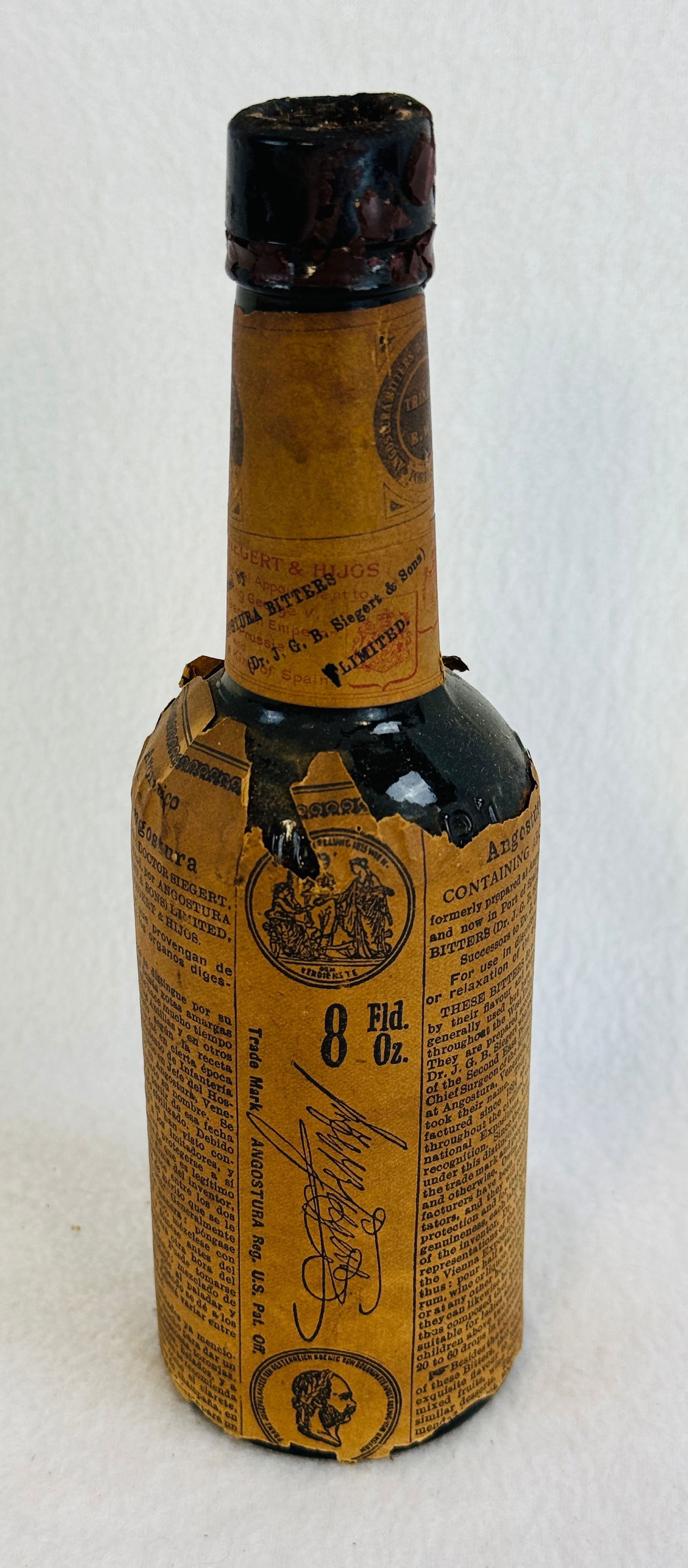 Angostura Bitters Bottle With Label & Full Contents (1 of 8)