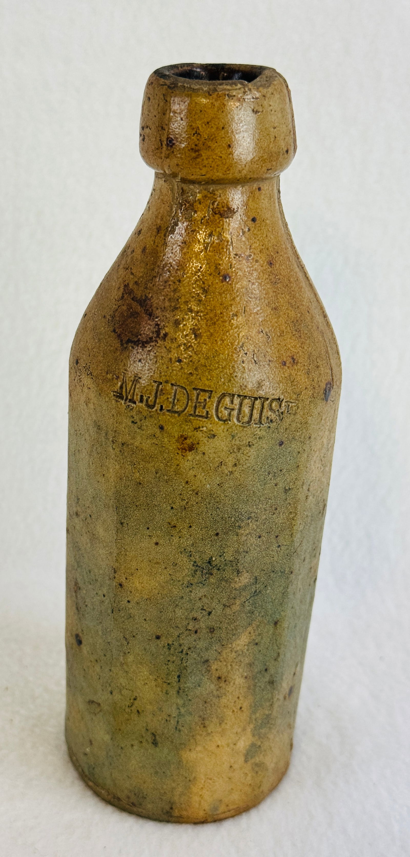 Stoneware Bottle M.J. DeGuise (1 of 8)