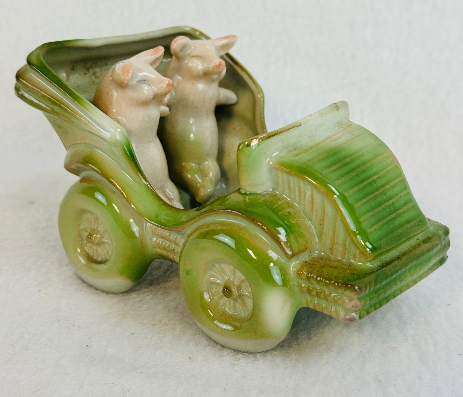 Pink Pigs In Auton Figural German Made Novelty (1 of 5)