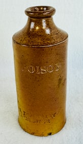 Stoneware Royal Infirmary Manchester Poison Bottle