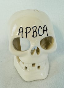 APBCA (Antique Poison Bottle Collectors Association) Pottery Skull