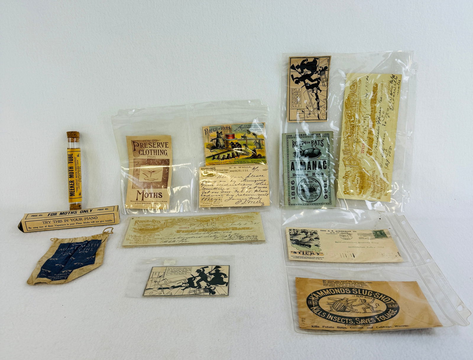 Lot Poison Related Ephemera "Rough On Rats" Etc (1 of 13)