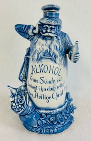 Schafer & Vater Porcelain Santa Figural Bottle