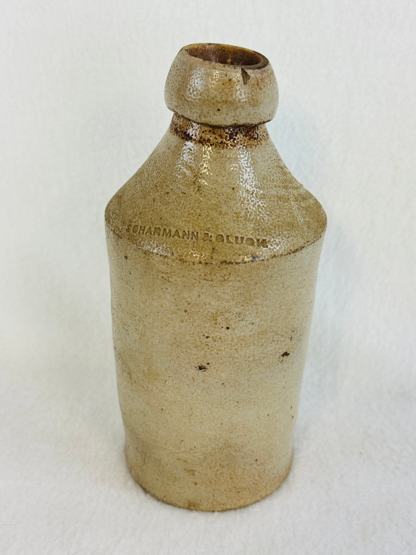 Stoneware Bottle "SCHARMANN & GLUCK" (1 of 8)
