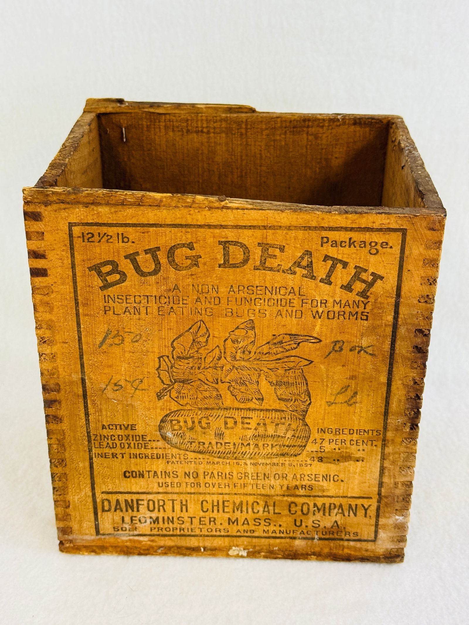 Wooden Advertising Box For BUG DEATH (1 of 7)