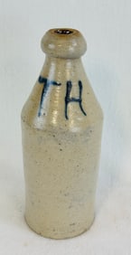 Stoneware Bottle "TH"
