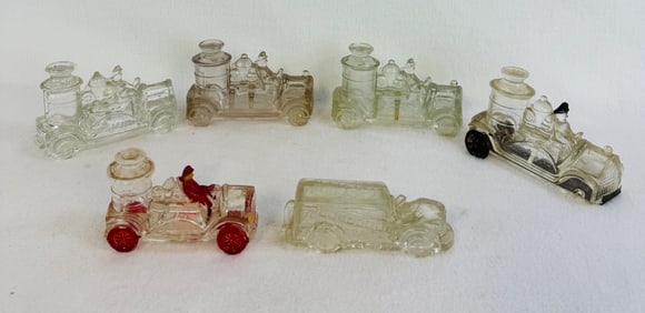 Lot 6  Candy Containers - Fire Engines