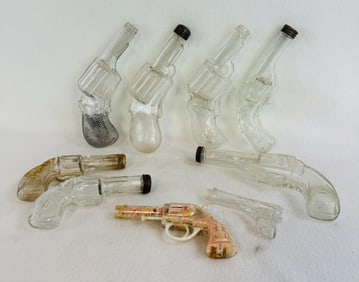 Lot 9  Candy Containers Guns