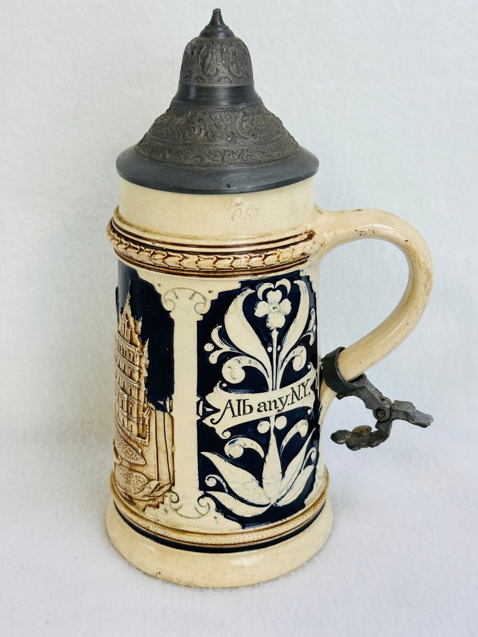 Capital At Albany NY Souvenir Pottery Stein (1 of 7)