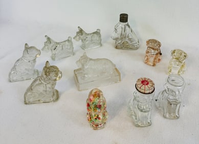 Lot 11  Candy Containers - Dogs