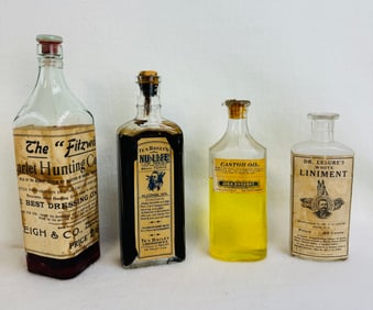 Lot 4 Label Only Bottles