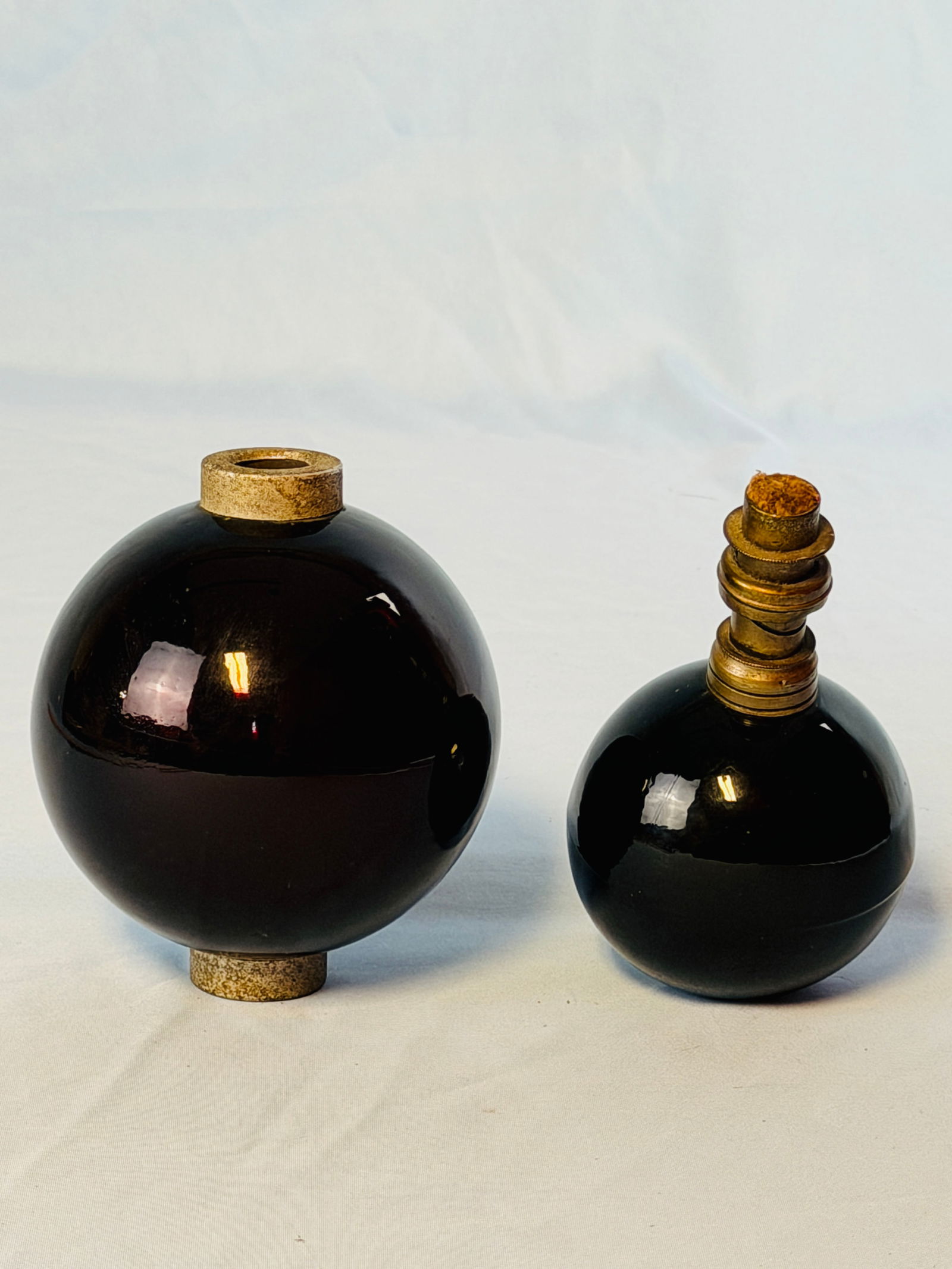 Ruby Lightning Rod Ball & Emerald Jewelers Lamp (1 of 2)