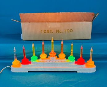 Vintage Royal Bubbling Candlelight In Original Box