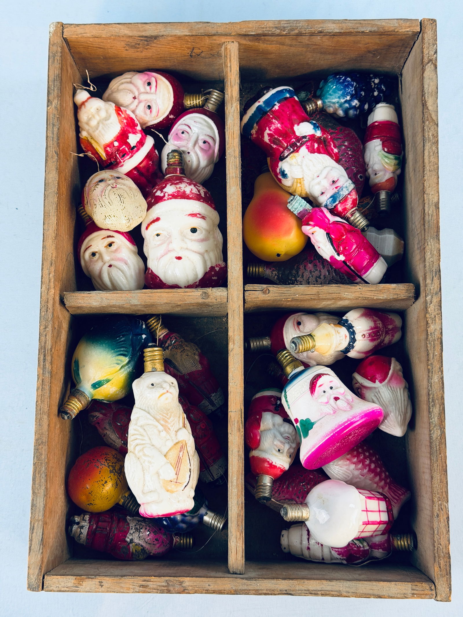 Lot Vintage Figural Christmas Tree Bulbs (1 of 4)