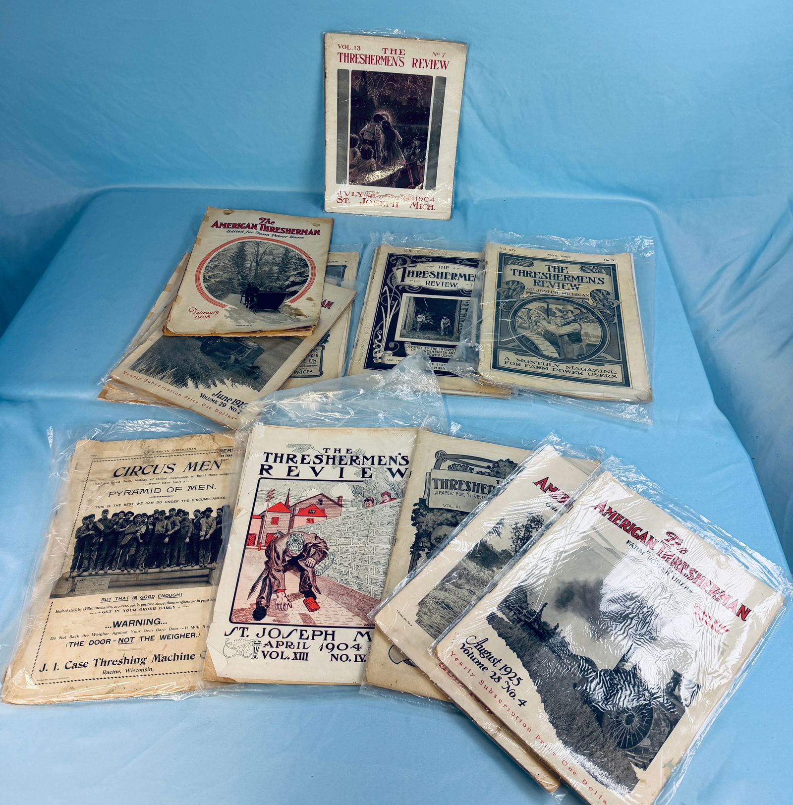 Lot 13 The Thresherman's Review Magazines (1 of 9)