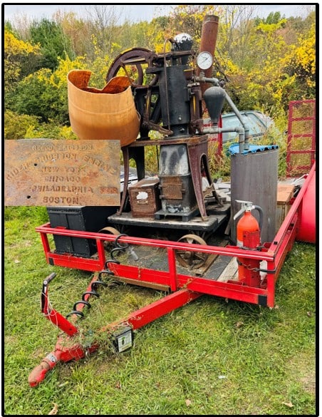 Large Circa 1910 Reeco Erickson Hot Air Engine 6"Bore (1 of 17)