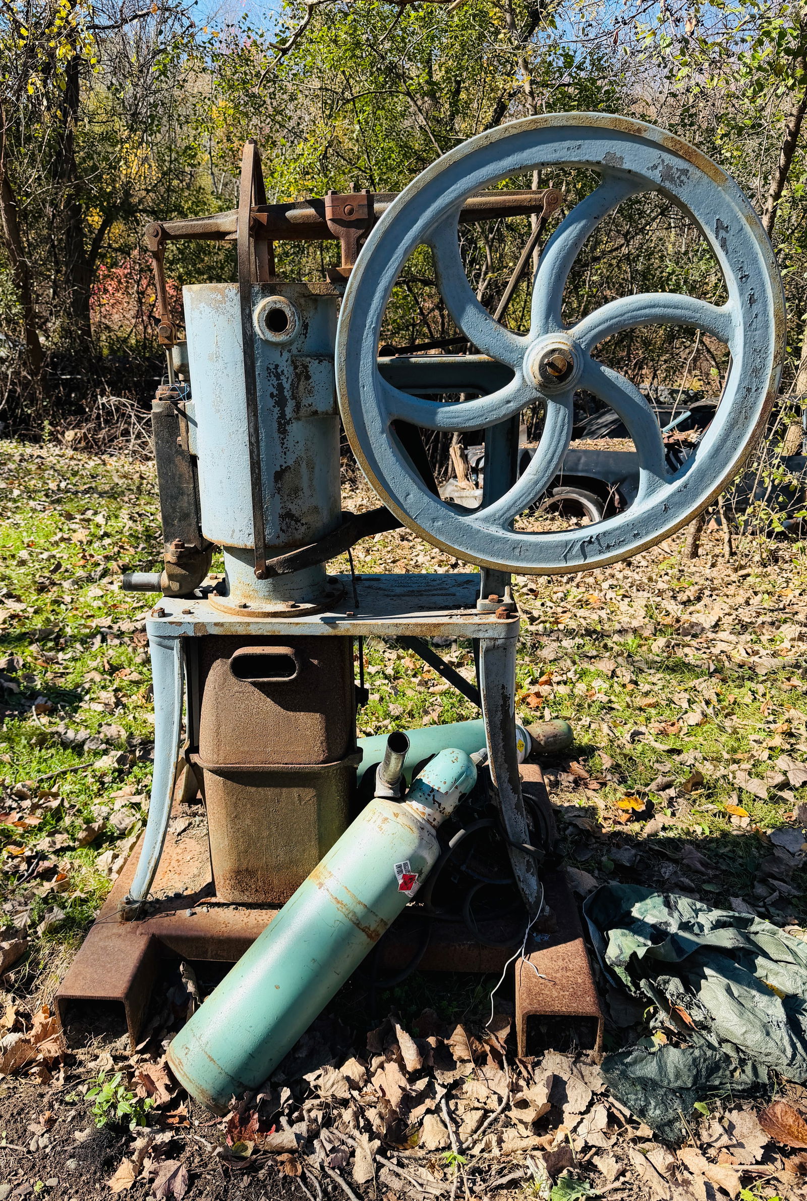 66" Circa 1910 Reeco Erickson Hot Air Engine 8" Bore (1 of 11)