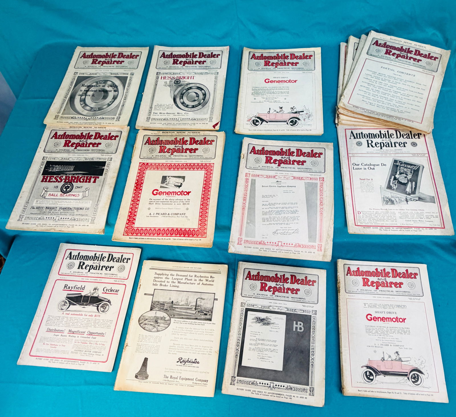Lot  15 Early 20th C Magazines Automobile Dealer And Repairer (1 of 4)
