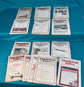 Lot  14 Early 20th C Magazines Automobile Dealer And Repairer