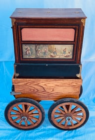 Antique Organ Grinder With Cart