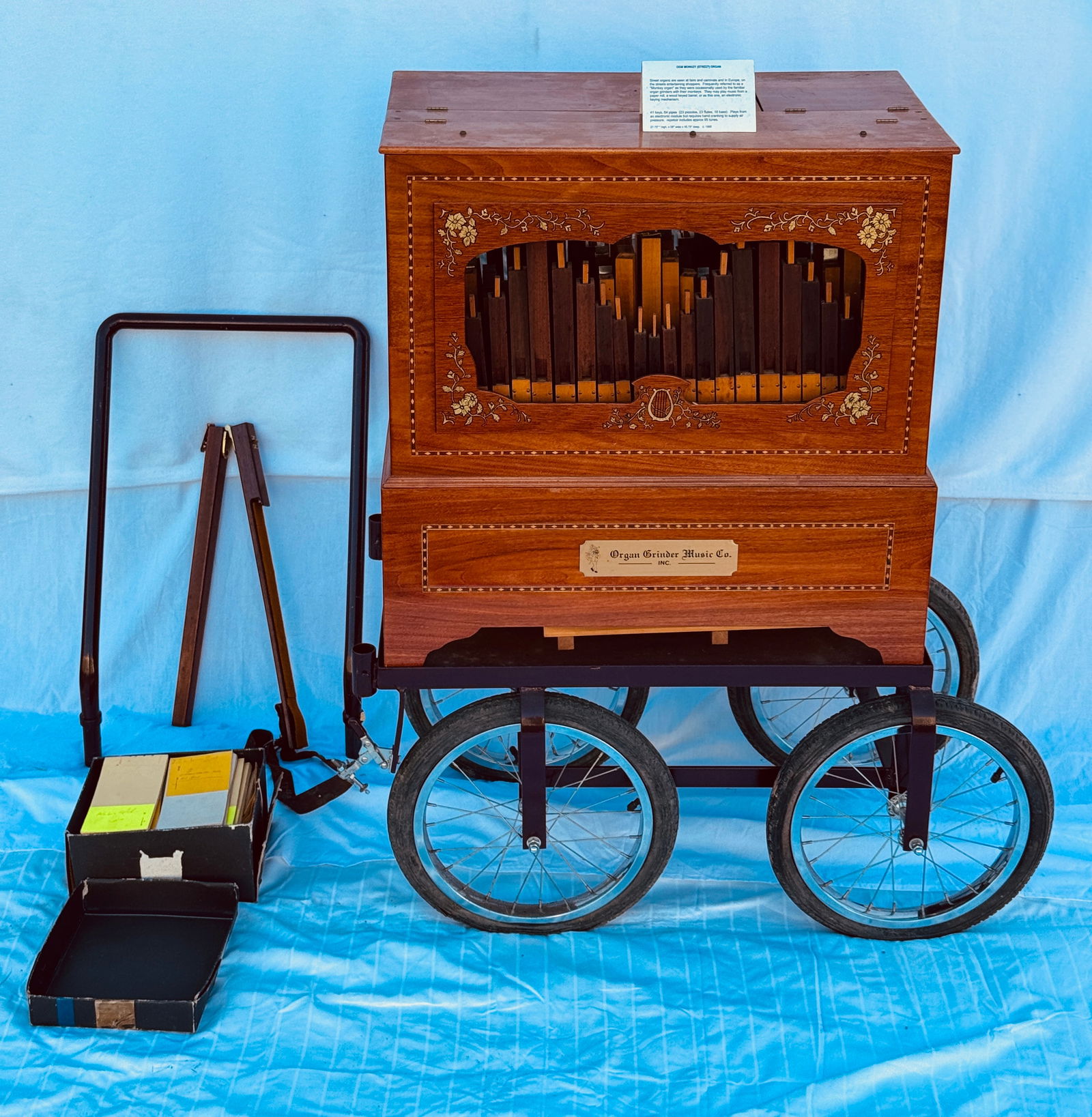 1995 OGM Monkey (Street) Organ With Cart (1 of 13)