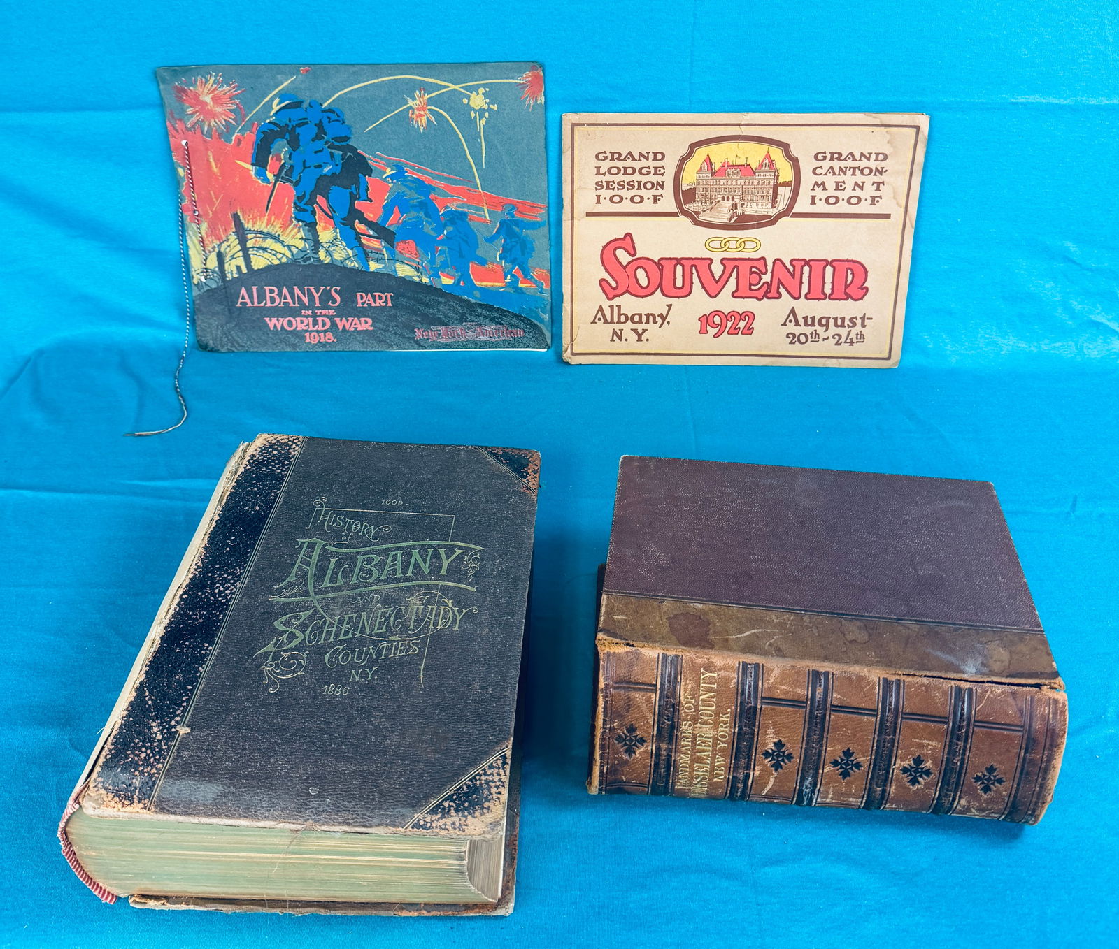 Lot Albany & Rensselaer County Books & Ephemera (1 of 4)