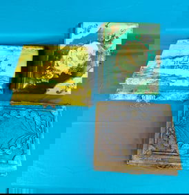 Lot 3 Victorian Music Box Photograph Albums